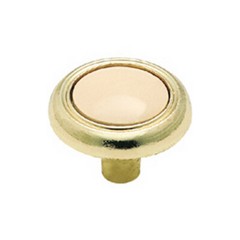 Ceramic Knob Pull Handle Kitchen Cabinet Drawer Brass