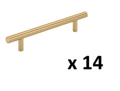 *14* Amerock 5-1/16 in. (128 mm) Champagne Bronze Bar Cabinet Pull (BP40517CZ)
