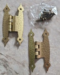 Cabinet Hinges H Type 110 Degree 3/8″ Inset Offset Surface LOT OF 13 BPR3406BBZ