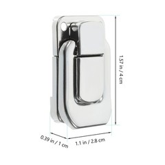 3 Pcs Iron Bag Latches Box Packing Buckles Crossbody Luggage Locks Hook Locks
