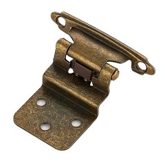 Ravinte 50 Packs 25 Pairs 3/8″ Inset Antique Brass Cabinet