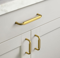 Brushed Gold Drawer Handles 10 In（256Mm） Hole Centers Straight Bar Pull,6-Pack S