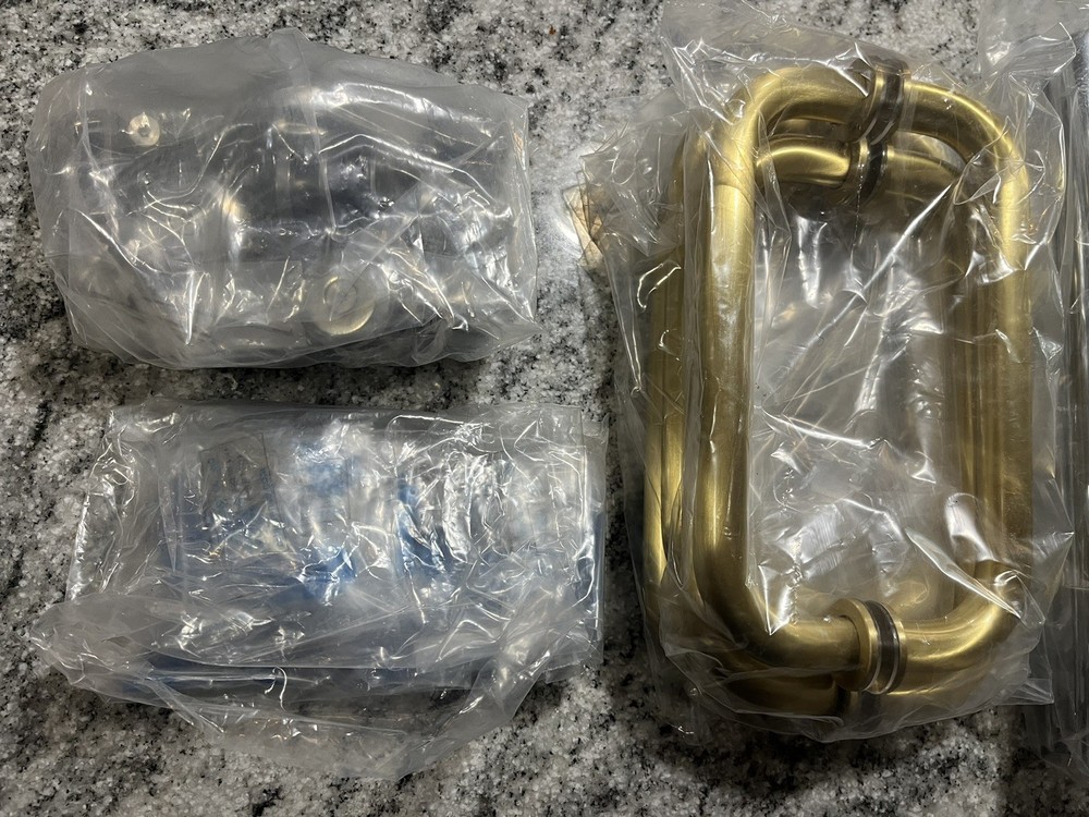 Glass Door Handles Set – Hardware Included – Brand New CRL- All included