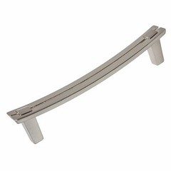 GlideRite 5″ CC Industrial Dual Bar Cabinet Pull Satin Nickel – 4357-SN-1