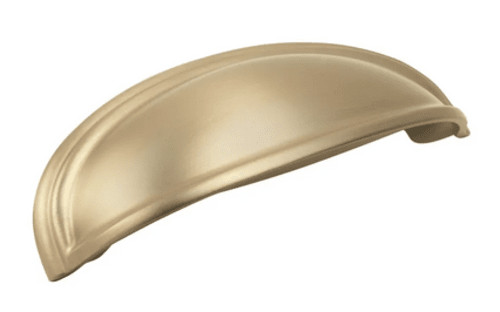 Amerock BP36640BBZ Ashby 3 and 4 Inch C to C Cup Cabinet Pull – Golden Champagne