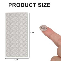 Adhesive Rubber Feet Bumper Stops w/Nip Door Cupboard Drawer Cabinet Kitchen lot