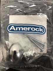 Amerock BP5301426 Vaile 1-3/8 Inch Oval Cabinet Knob – Polished Chrome