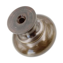 Amerock Solid Brass Antique English Brass 1 1/4″ Round Cabinet Knob BP1950AE