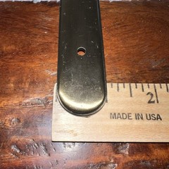 Antique Brass Finish Backplates (4) by Liberty P30047CAB E C, 3” CTC No Screws