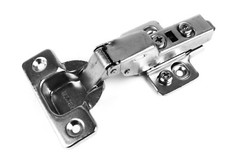 Berta Half Overlay Soft Closing Frameless Cabinet Hinges (20 Pack)