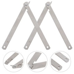 2Pcs Stainless Steel Foldable Table Connector Durable Adjustable for Home Tables