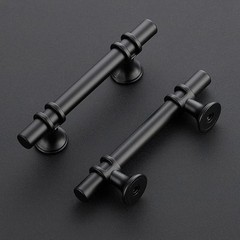 25 Pack 3 Inch Cabinet Handles Black Matte Kitchen Drawer Pulls Hardware 5 In…
