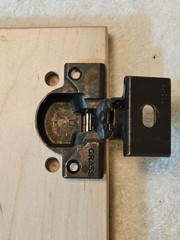 GRASS 830-16 Bronze Cabinet Hinge for 1 7/16″ overlay on face frame cabinets