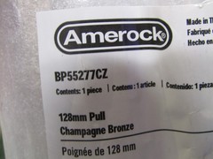 7 – Amerock BP55277CZ Blackrock 5-1/16 in C-C Cabinet Pull, Champagne Bronze NEW