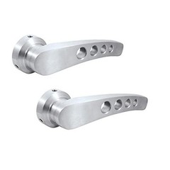 24039 CNC Milled Billet Aluminum Door Handles, Universal Fitment, Fits Most
