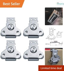 4Pack Stainless Steel Butterfly Twist Latch Keepers Small Surface Mount Box C…