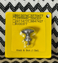 NEW Pottery Barn Classic Hardware Cabinet Knob & Bolt Chrome 8913074 FAST SHIP