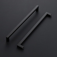 20 Pack 11-5/16 Inch Square Cabinet Handles Matte Black Pulls Drawer Hardware Ki
