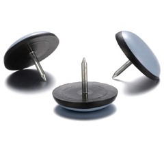 1″ Nail on Furniture Sliders (24 Pack) – 1 inch-24 pack, Grayish Blue