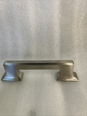 6Ea Belwith Keeler B077461-SN, 3″ & 96mm cc Brownstone Cabinet Pull Satin Nickel