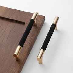 24 PCS Bar Cabinet Pulls Gold Black Knurled Handles Aluminum 5 Inch 128 mm