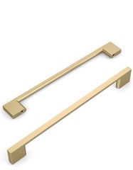 Amerdeco 6 Pack Brushed Gold Cabinet Pulls 7.5 Inch(192MM) Hole Centers Kitchen