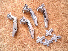 SALICE 165 Full Overlay Self Closing RAPIDO #C2JFA99. W/ MOUNTING PLATES NOS!