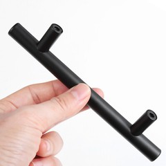 4″ Black Kitchen Cabinet Pulls Stainless Steel Drawer T Bar Knob Handles LOT