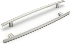 30 Pack Solid Heavy Duty Zinc Alloy Cabinet Handles, Brushed Nickel Cabinet Pull