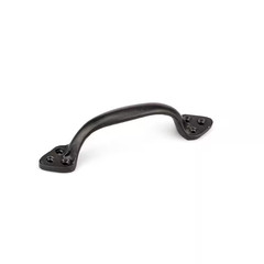 Sheffield Collection 5 15/16 In. (150 Mm) Matte Black Traditional Curved Barn Do