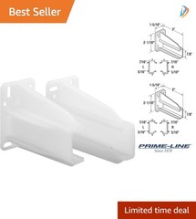 Sturdy Side-Mount Drawer Glide Support Plates – 2-7/8 In. Socket Depth, 75 lbs