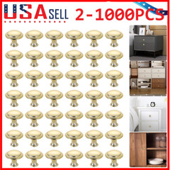 1-1000PCS Door Knobs Hardware Cabinet Handles Cupboard Drawer Kitchen Pull Round