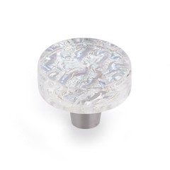Schaub and Company 31 Ice 1-1/2″ Modern Designer Glass Round – Clear