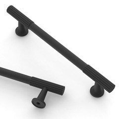 Asidrama 10 Pack 5 Inch(128mm) Matte Black 5″ Hole Center,