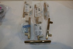 7 NEW Amerock Champagne Finish 6 1/4 inch long 3 3/4 ” CC Cabinet Door Pull