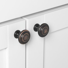 GlideRite 1-1/4″ Classic Round Ring Cabinet Knob Oil Rubbed Bronze – 5415-ORB-1