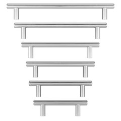 Roosevelt Collection 4-1/4 In. (108 Mm) Modern Brushed Nickel Cabinet Bar Pull