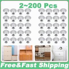 Lot Stainless Steel Door Knobs Cabinet Handles Cupboard Drawer Kitchen Pulls USA