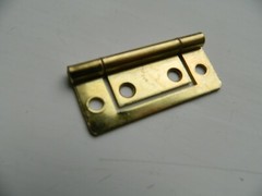 50 PCS – 2″ Non-Mortise Butt Hinges – Brass Plated W/ 200 Screws NEW OLD STOCK!