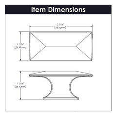 Bungalow 2-5/16 In. X 1-1/16 In. Diameter Satin Nickel Cabinet Knob (10-Pack)