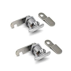 2Pcs Thumb Operated Cam Lock 7/8″ Non-Locking Compartment Lock for RV, Camper,
