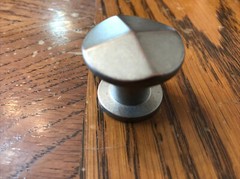 Amerock Highland Ridge 1-3/16 in. Dia Golden Champagne Round Cabinet Knob