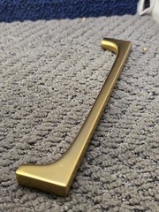 (QTY 3) Amerock BP37427BBZ: Merced Bar Cabinet Pull 8-13/16″ Golden Champagne