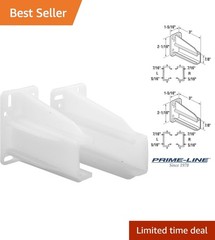 R 7227 Rear Drawer Track Back Plate, White | Support Bottom/Side Mounted Draw…