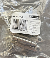 Pair 2 (4) Amerock BPR342926 Cabinet Hinge Polished Chrome 3/4 in L x 1-3/4 in W