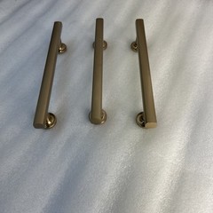 Lot Of 3 Emtek 86676US4, Cabinet Pull Handle 5″Centers Urban Modern, Satin Brass