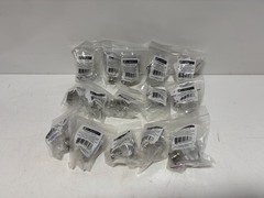 (15) Knob Pull Liberty 1-3/4″ Faceted Clear Acrylic Hexagonal P19443-116-CP NEW