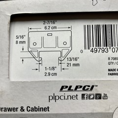 Prime-Line Nylon Green Track Guide for 5/16 In. x 1-1/8 In. Track NOS