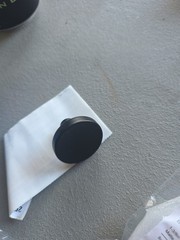 Amerock BP36904FB Versa 1-3/8 in. Dia (35 mm) Matte Black Cabinet Knob