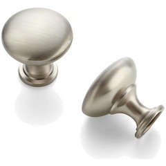 Stylish 30 Pack Brushed Nickel Cabinet Knobs | Round Shape